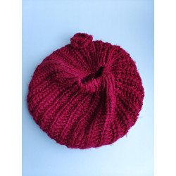 Gorro de lana rojo