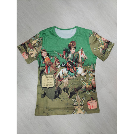 Camiseta UCLM motivos Quijote