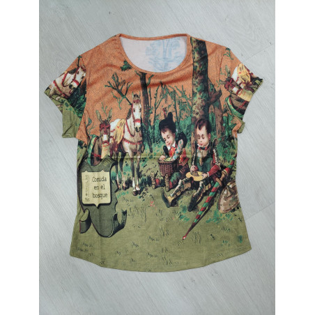 Camiseta UCLM motivos Quijote